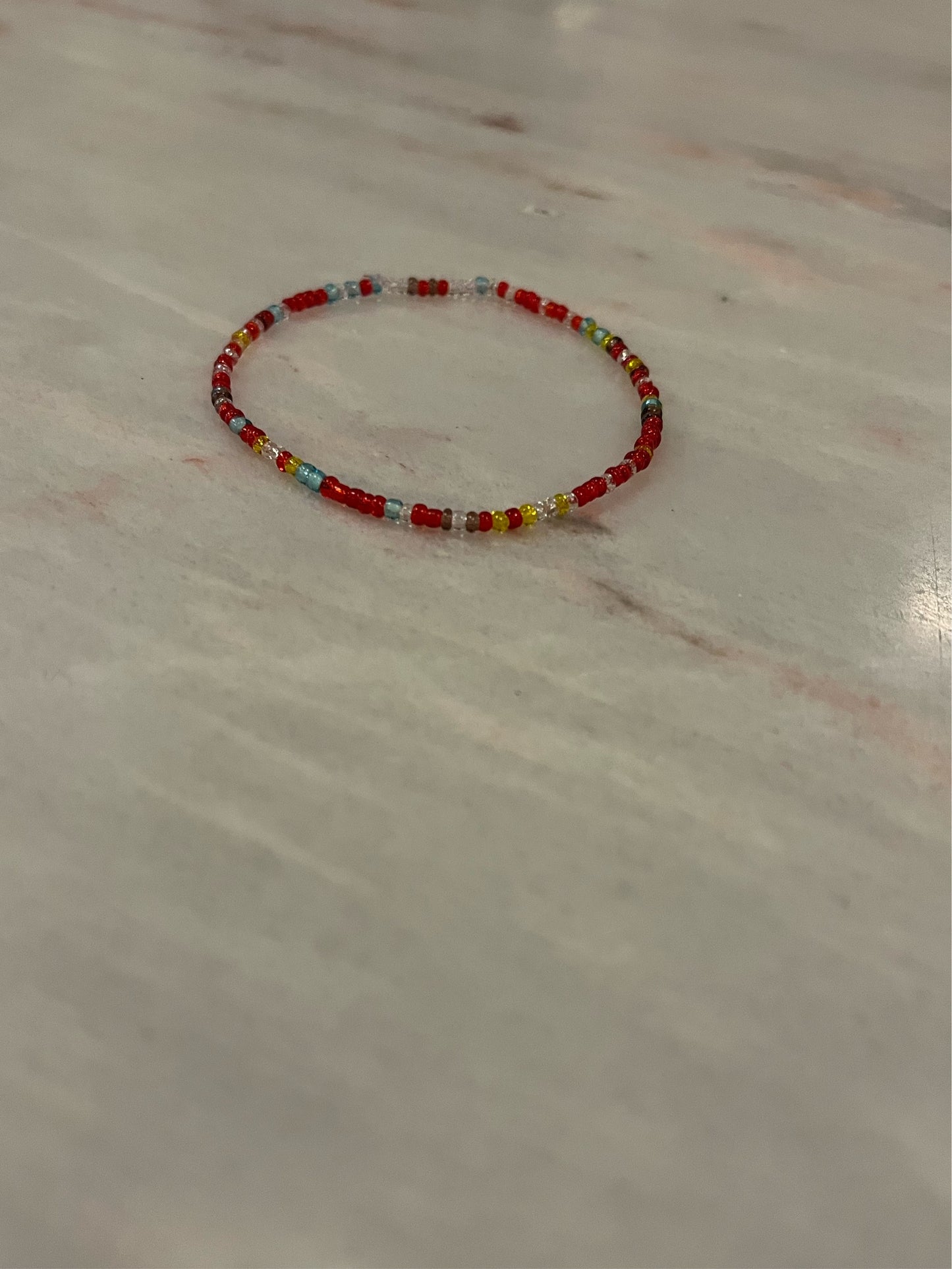 poppy beaded bracelet